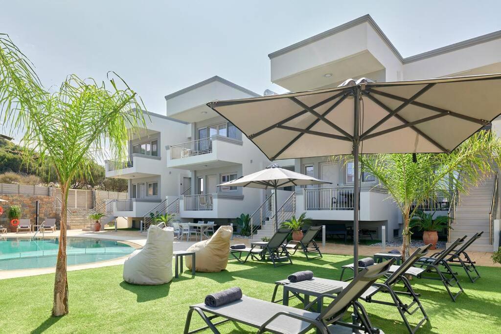 Superior Family Apartment W/Pool Dining Area Stavromenos Buitenkant foto